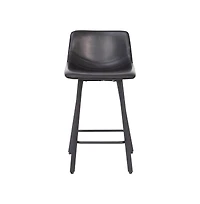 Oretha Set Of 2 Modern Upholstered Stools With Contoured