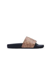 Coach Men's Signature Coated Canvas Pool Slide