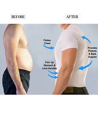 Men's Big & Tall Insta Slim Compression Short Sleeve Crew-Neck T-Shirt