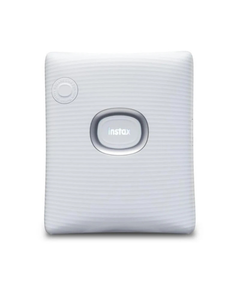 Fujifilm Instax Square Link Instant Smartphone Printer (White) with Rainbow Film
