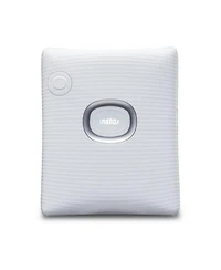 Fujifilm Instax Square Link Instant Smartphone Printer (White) with Rainbow Film