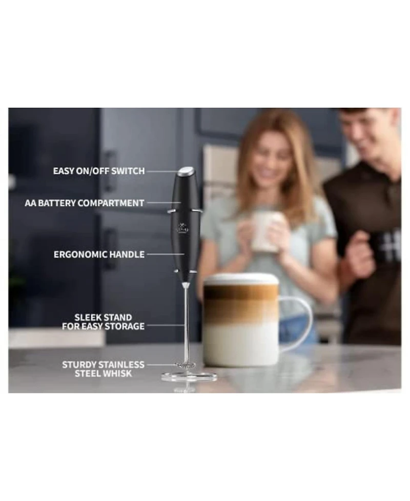 French Press Coffee Pot and Milk Frother Set