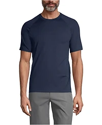 Lands' End Men's School Uniform Short Sleeve Active Tee