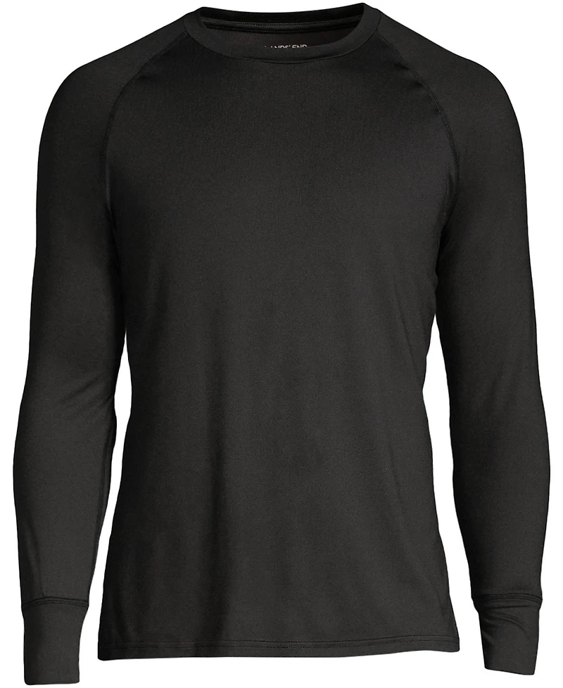 Lands' End Men's Stretch Thermaskin Long Underwear Crew Base Layer