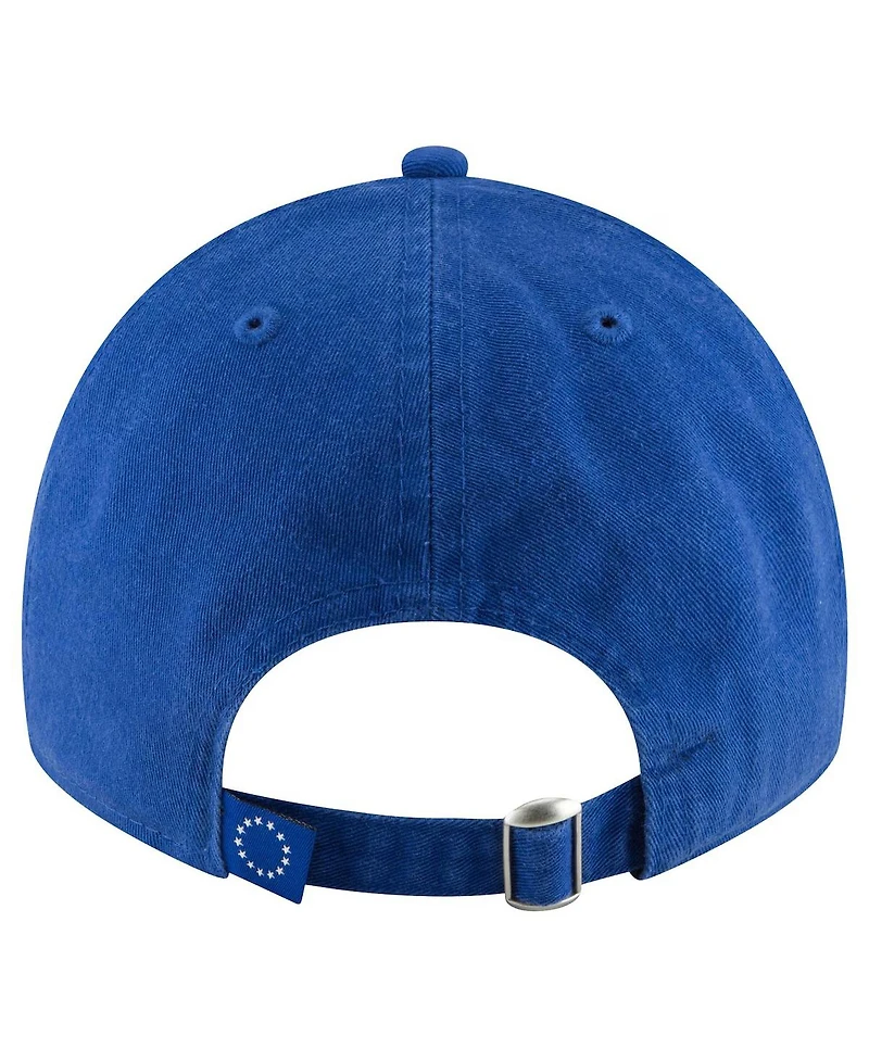 New Era Men's Royal Philadelphia 76ers Team 2.0 9Twenty Adjustable Hat