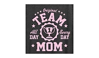 Hybrid Apparel Women's Trendy Plus Team Mom Graphic T-Shirt