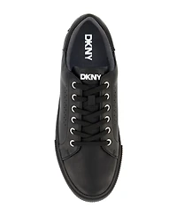 Dkny Men's Smooth Leather Sawtooth Sole Sneakers