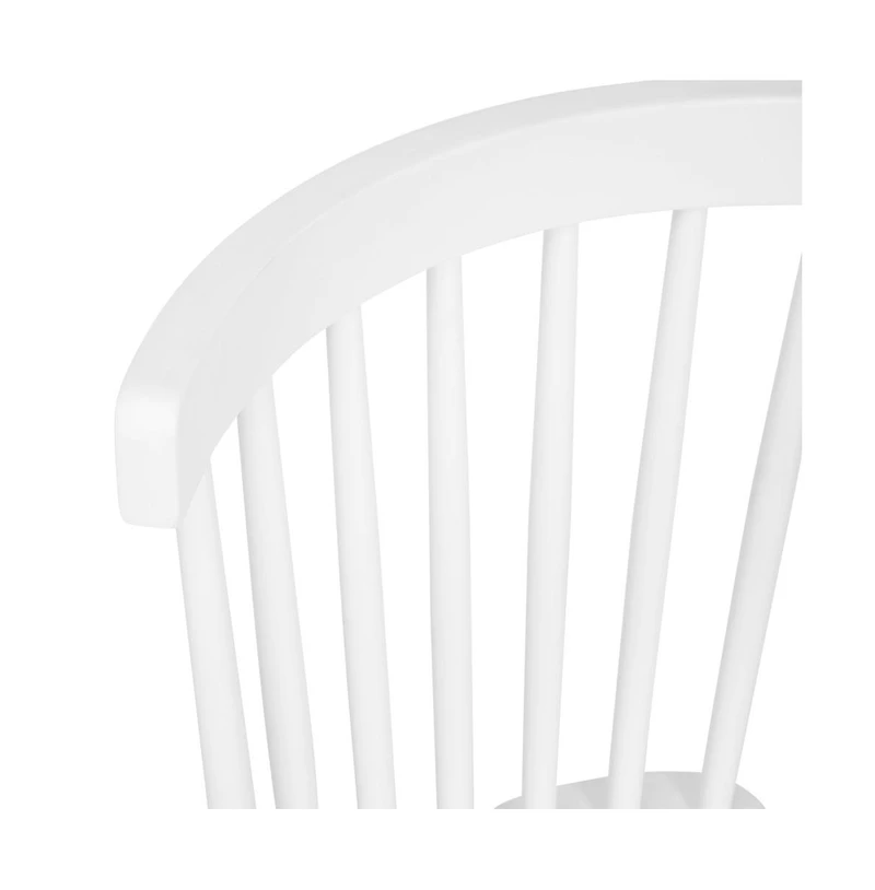 Torrin Set Of Two Premium Solid Wood Spindle Back Dining Chairs With Saddle Seats And Floor Protectant Felt Pads