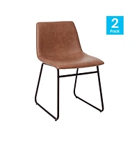 Carrollton 18 Inch Bucket Seat Dining Chairs