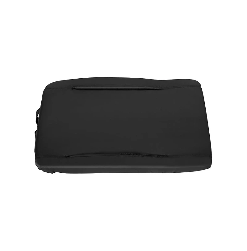 Portable Stadium Chair With Armrests, Reclining Padded Back & Seat, Lightweight Metal Frame Backpack Straps, Storage Pockets