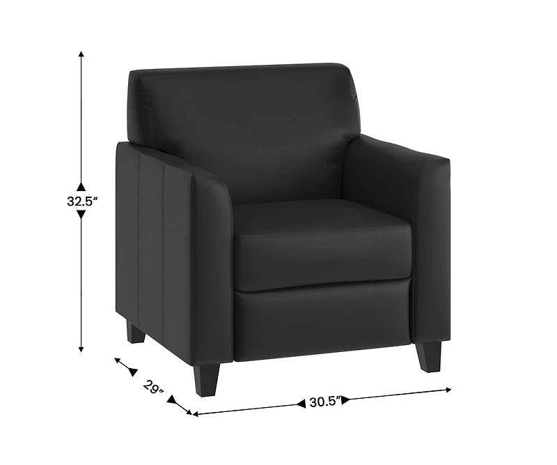 Chair With Clean Line Stitched Frame