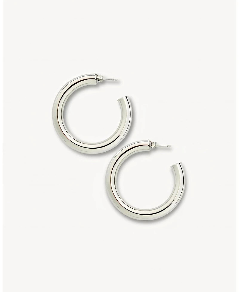 1.5" Perfect Hoops in Silver
