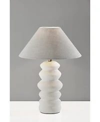 Adesso 25" Matte Ceramic Marcey Table Lamp