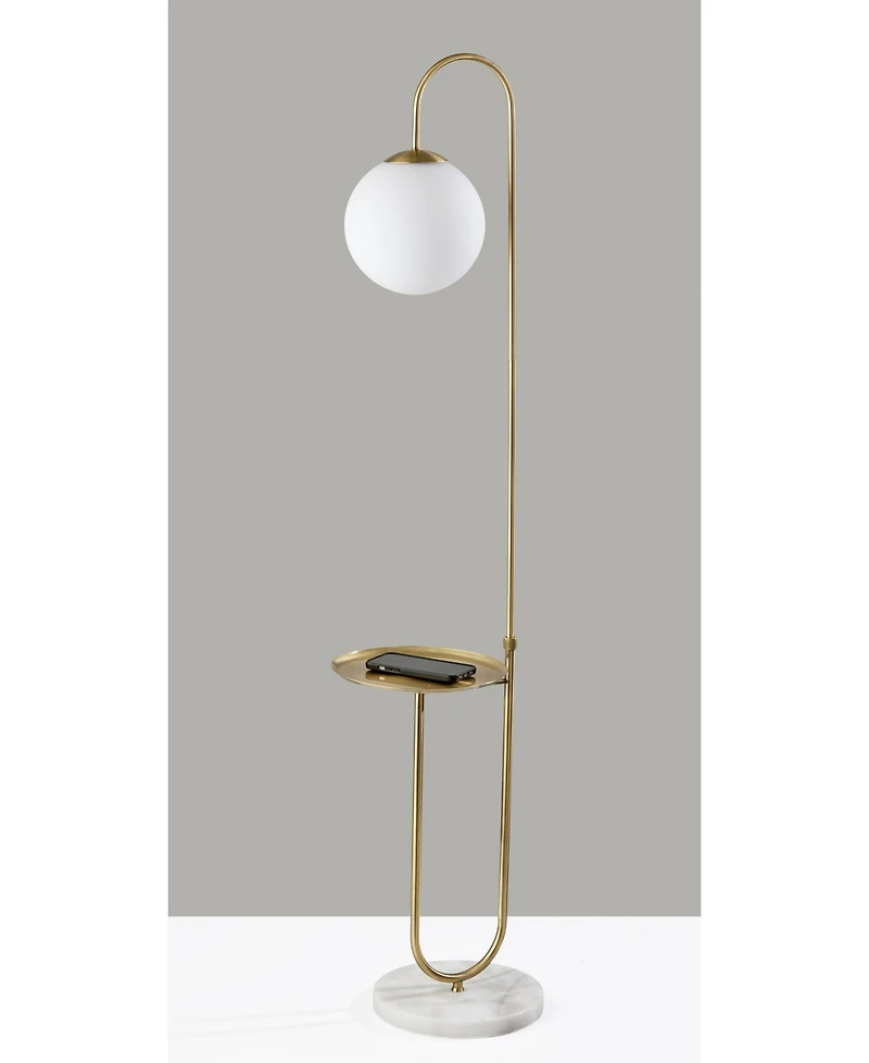 Adesso 61.25" Terra Shelf Floor Lamp
