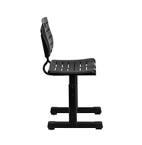 Emma+Oliver Adjustable Height Student Chair With Pedestal Frame
