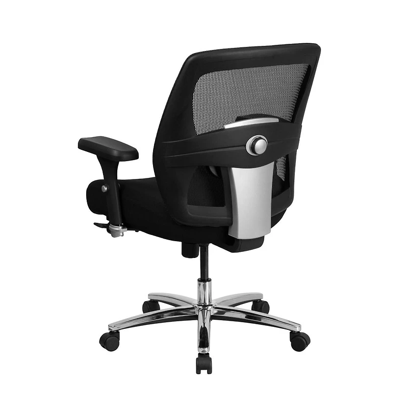 Emma+Oliver 24/7 Intensive Use Big & Tall 500 Lb. Rated Mesh Executive Swivel Ergonomic Office Chair With Ratchet Back