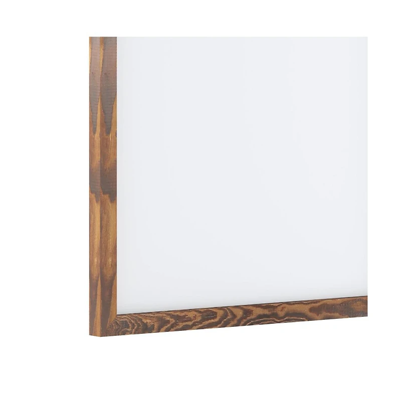 Cilla Magnetic Wall Mounted White Board with Wood Frame