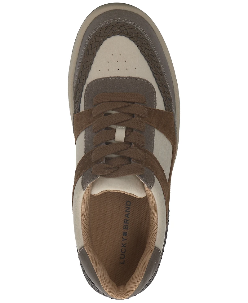 Lucky Brand Women's Halinna Court Lace-Up Sneakers