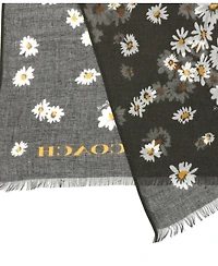 Coach Women's Daisy Cluster Printed Oblong Scarf