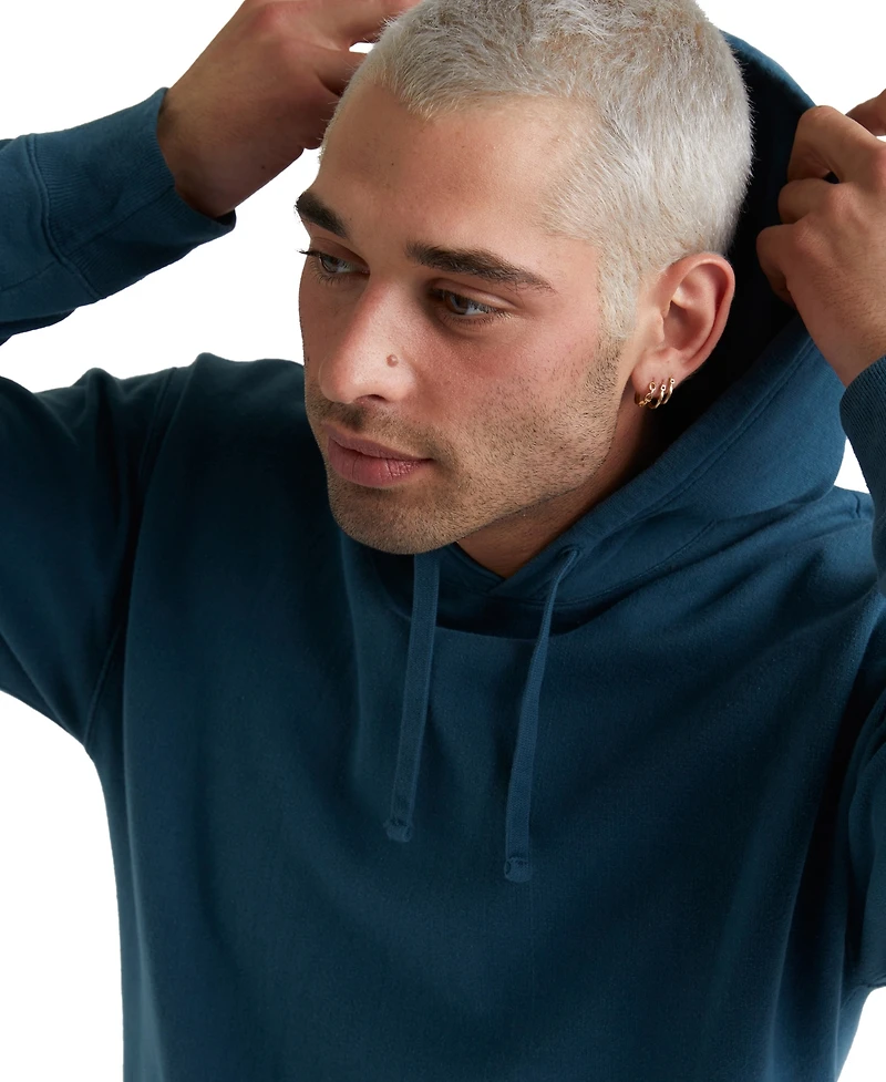 Hanes Men's Garment Dyed Fleece Hoodie