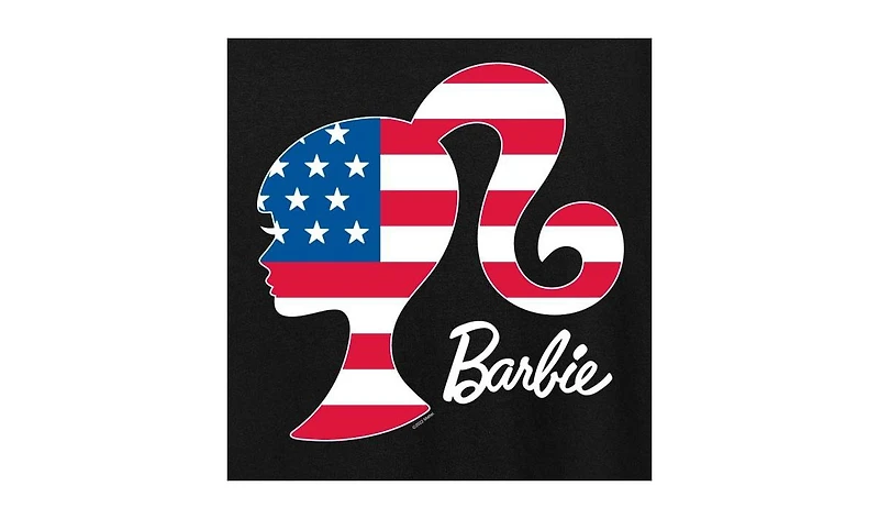 Hybrid Apparel Trendy Plus Barbie Usa Graphic T-Shirt