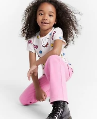 Epic Threads Little Big Girls Hello Kitty Graphic T Shirt Carpenter Jeans Created For Macys