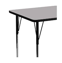 Emma+Oliver 24X48 Rectangle Laminate Adjustable Activity Table