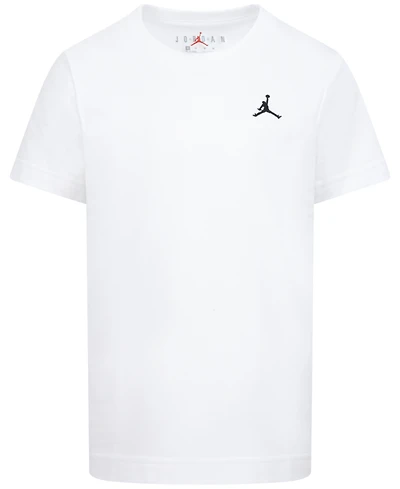 Jordan Little and Toddler Boys Jumpman Air Embroidered Short Sleeve T-Shirt