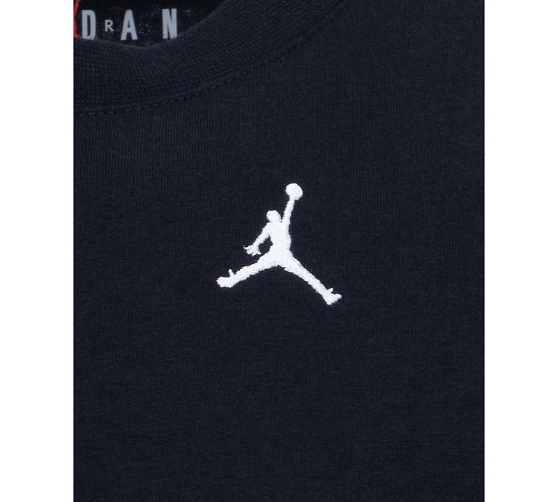 Jordan Little and Toddler Boys Jumpman Air Embroidered Short Sleeve T-Shirt