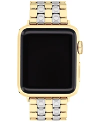 Coach Women's Two Tone Stainless Steel Apple Strap 38mm/40mm/41mm