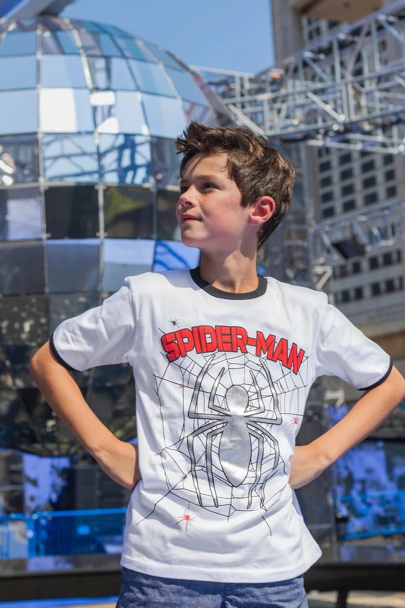 Spider-Man Boys Marvel 4 Pack T-Shirts
