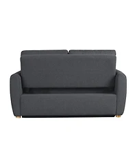 Serta 66.5"W Polyester Gentry Convertible Loveseat