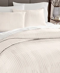 Hotel Collection Metallic Strie 3-Pc. Duvet Cover Set