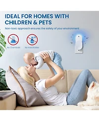 LiBA Plug-in Electric Bug Zapper Mosquito Flying Insect Trap - 3 Refills