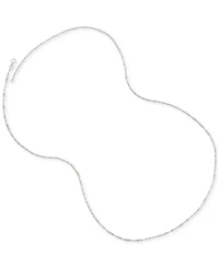 Singapore Chain 24" Strand Necklace (1-1/3mm) in 14k White Gold