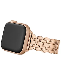 Kate Spade New York Women's Rose Gold-Tone Stainless Steel Band for Apple Watch, 42,44,45,49mm