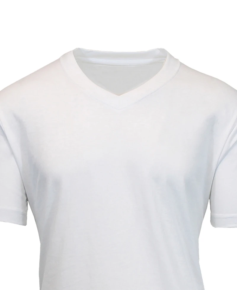 Blue Ice Men's Short Sleeve V-Neck Tee-5 Pack