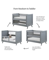 Halo Dream Inc. Breathable Mesh 3-in-1 Convertible Crib - Greenguard Gold Certified