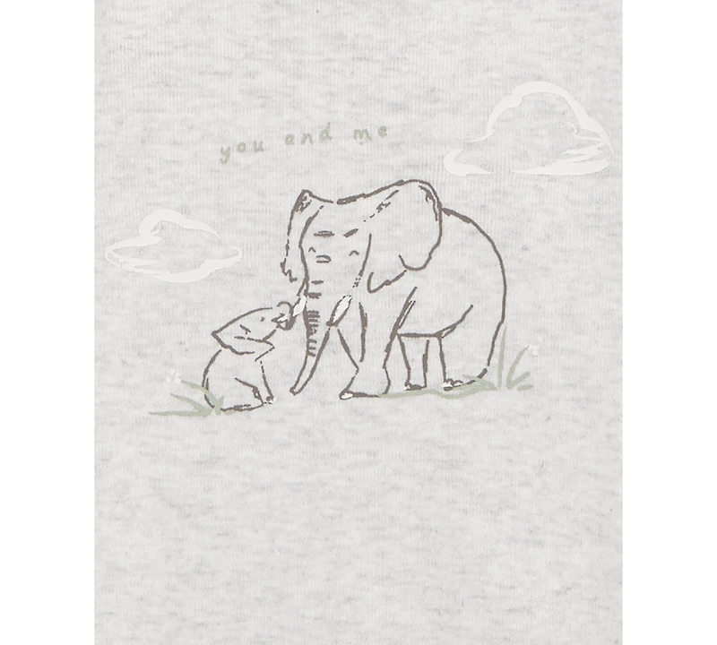 Carter's Baby Short-Sleeve Elephants Bodysuits, Pack of 5