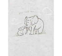 Carter's Baby Short-Sleeve Elephants Bodysuits, Pack of 5