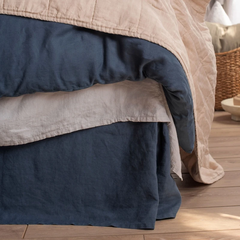 100% French Linen Bedskirt