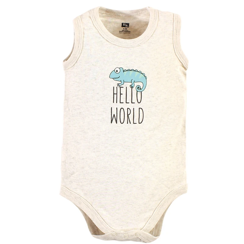 Hudson Baby Baby Boys Hudson Cotton Tank-Style Bodysuits