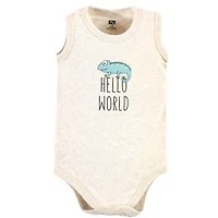 Hudson Baby Baby Boys Hudson Cotton Tank-Style Bodysuits