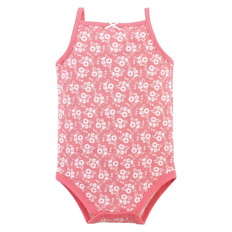 Hudson Baby Girls Soft Cotton Sleeveless Onesies