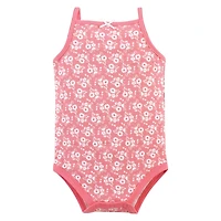 Hudson Baby Girls Soft Cotton Sleeveless Onesies