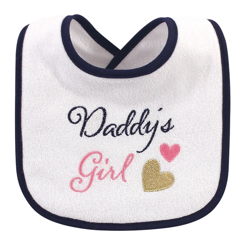 Hudson Baby Girls 12Pk Fiber Filled Holiday Bibs
