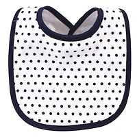 Hudson Baby Girls Cotton and Polyester Bibs