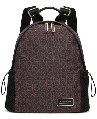 Calvin Klein Jessie Mesh Side Pocket Nylon Backpack