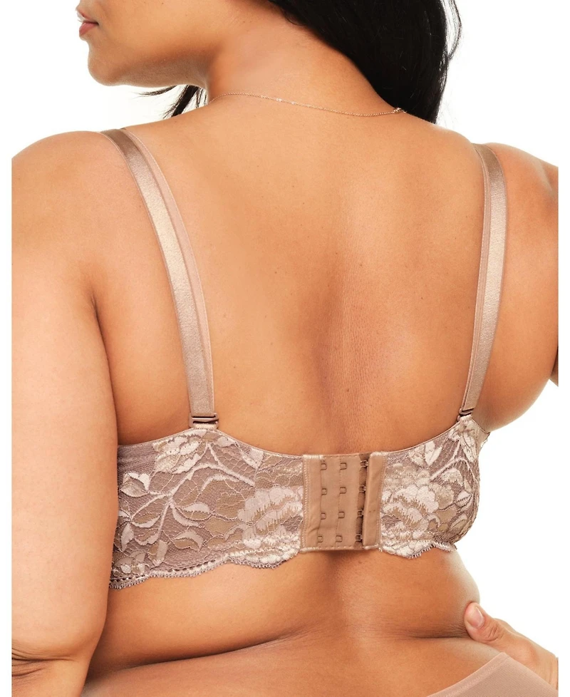 Adore Me Women's Lyza Push Up Balconette Bra