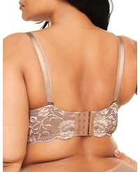 Adore Me Women's Lyza Push Up Balconette Bra